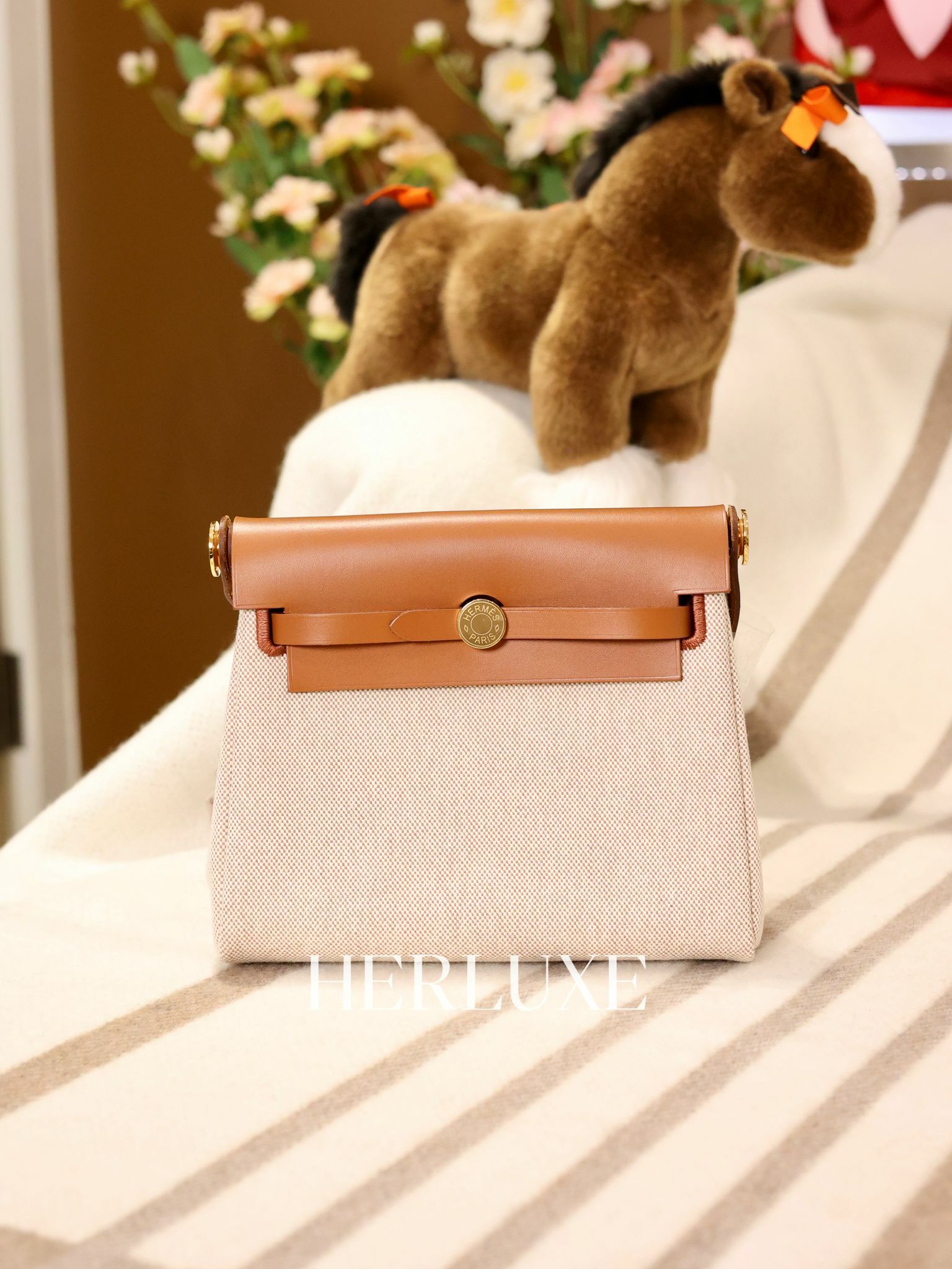 Herbag mini 34 fauve cc canvas W