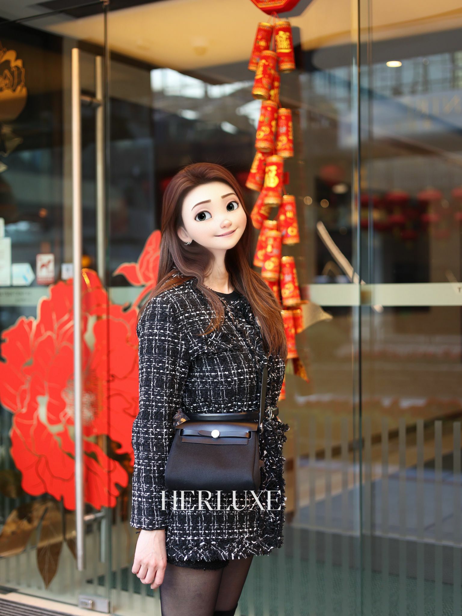 Herbag mini 89 noir ck canvas K