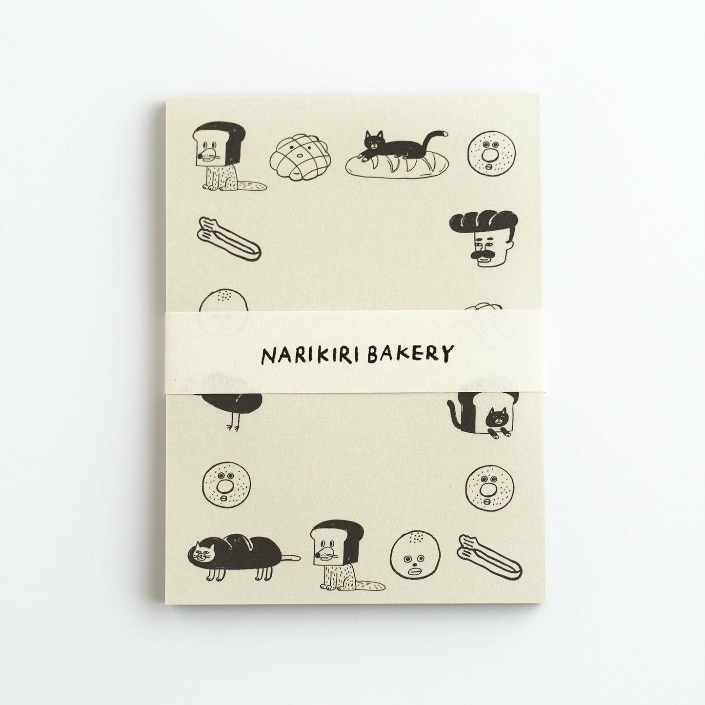 柴田ケイコ x 水縞｜麵包貓｜便條紙 / 水縞 / 日本