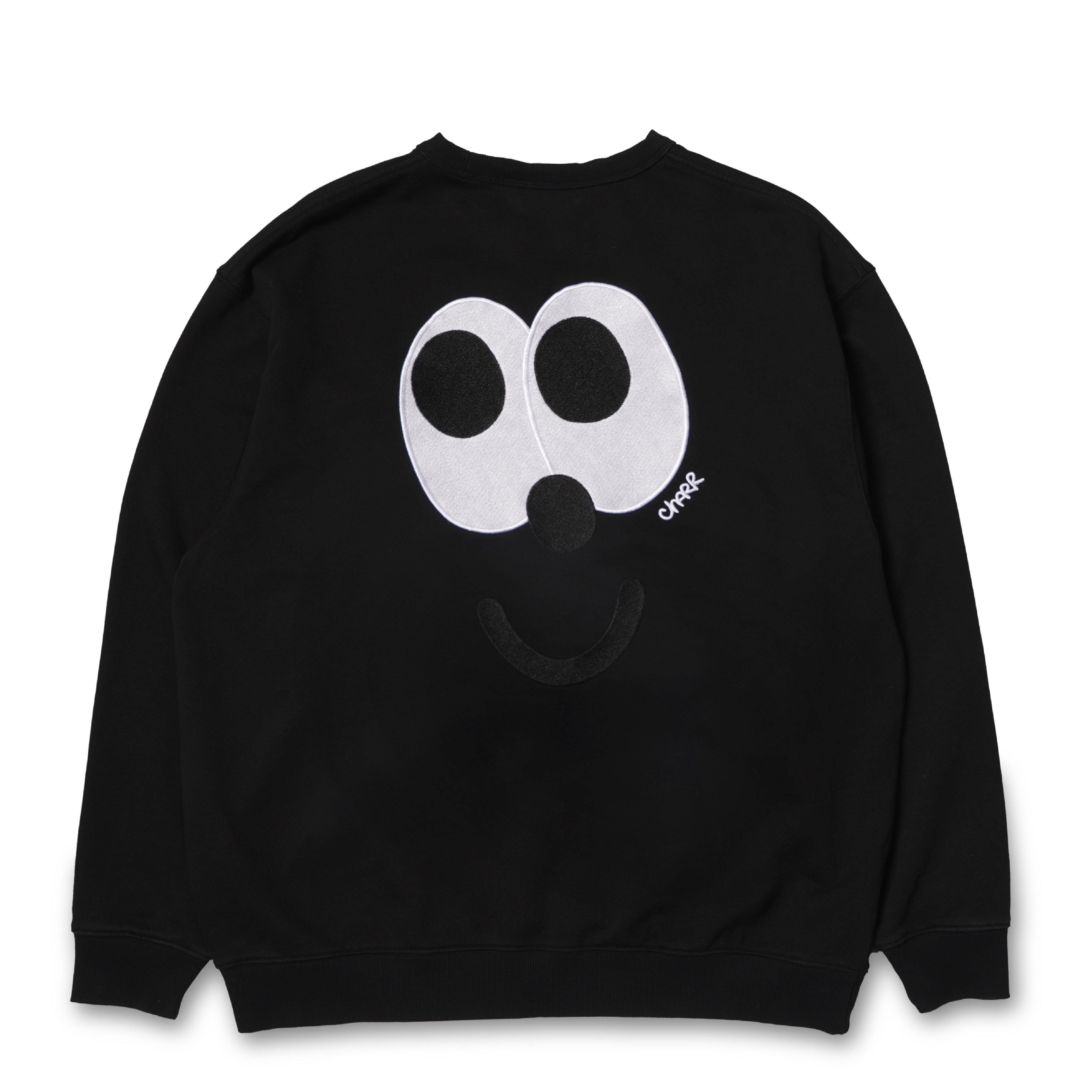 SLOOWDAY HEART & FACE PULLOVER SYCS004 BLACK