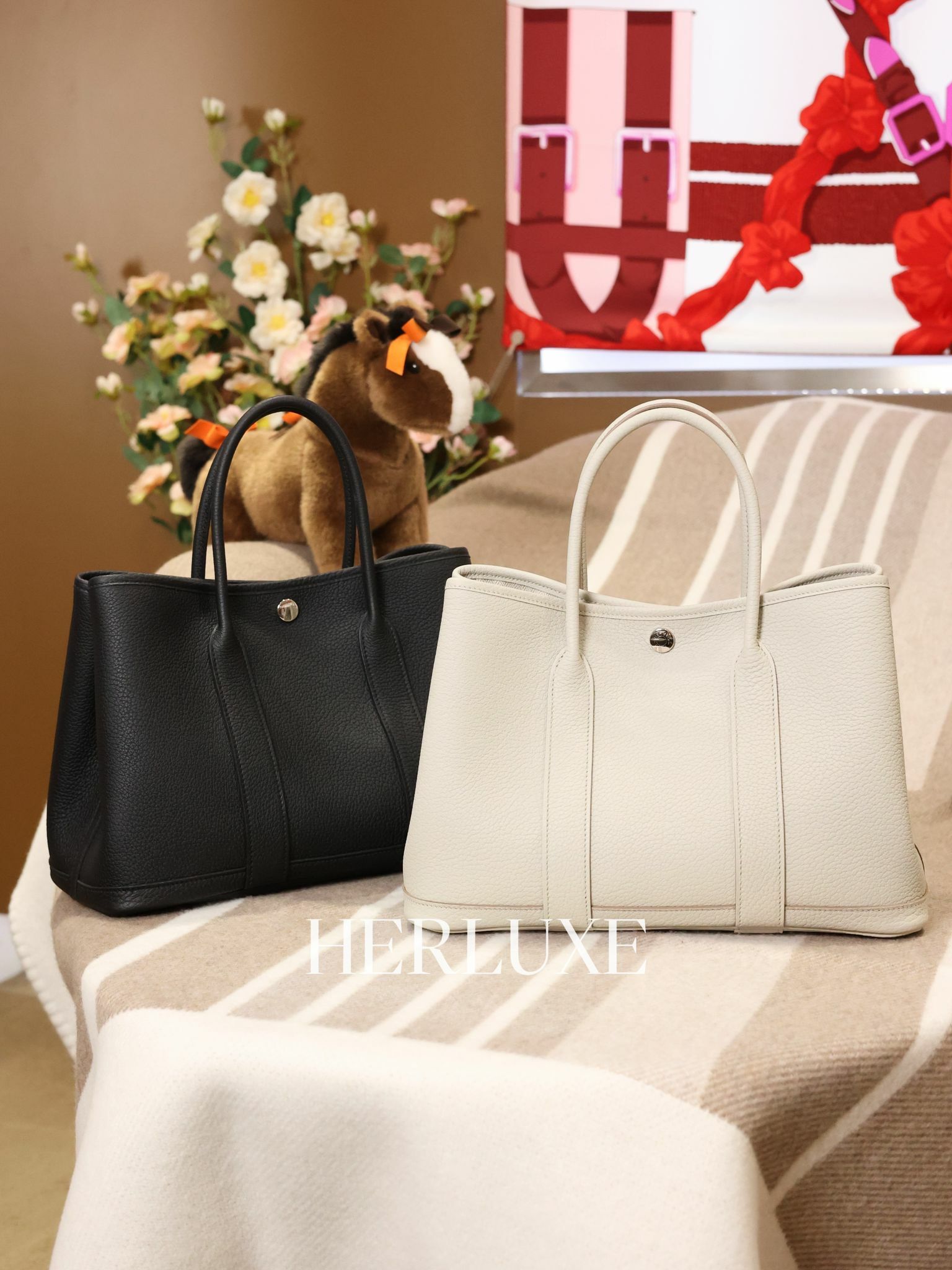 Garden party 30 89 noir leather K