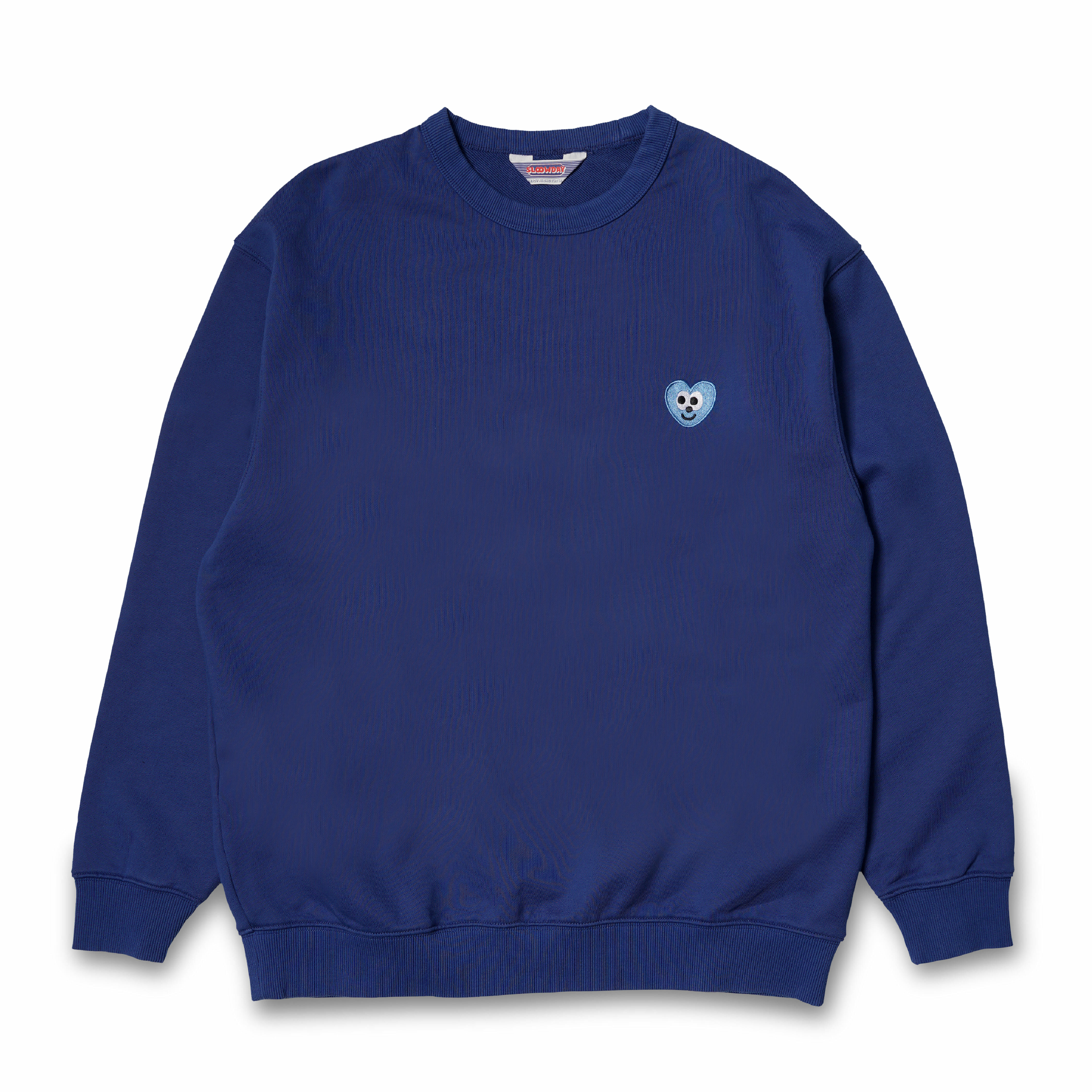 SLOOWDAY HEART & FACE PULLOVER SYCS003 NAVY