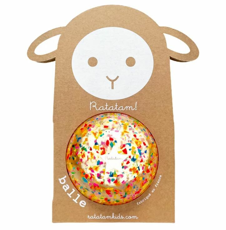 RATATAMKIDS 五彩綿羊氣球 The Confetti Ball 10 cm – Multicolored