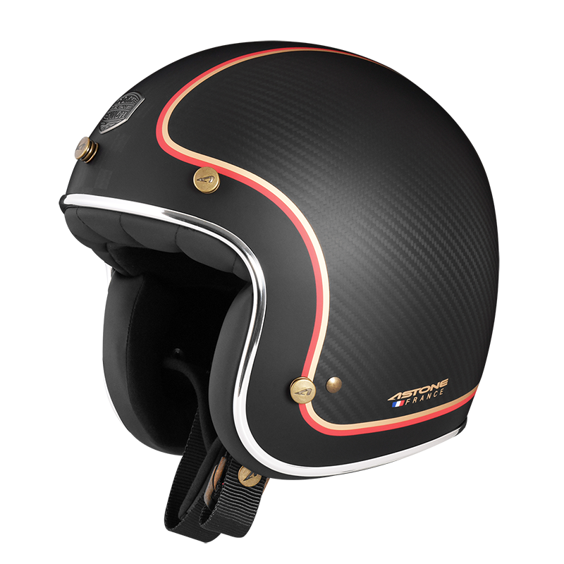 ASTONE SP6 VV101 平透明碳纖 彩繪  3/4罩式帽款 碳纖維輕量帽款