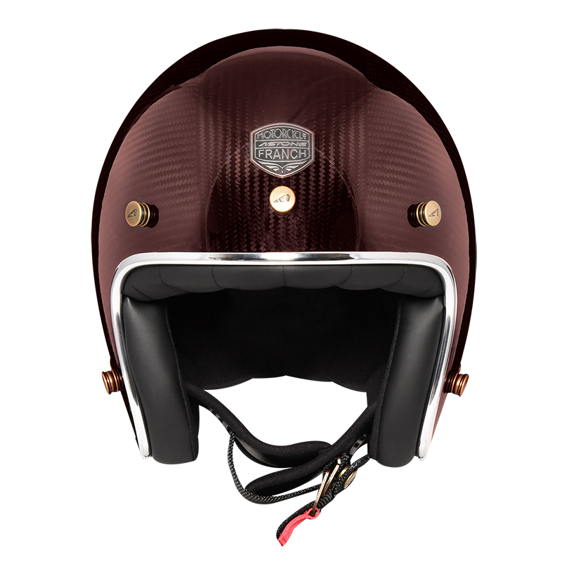 ASTONE SP6 紅碳纖 素色  3/4罩式帽款 碳纖維輕量帽款