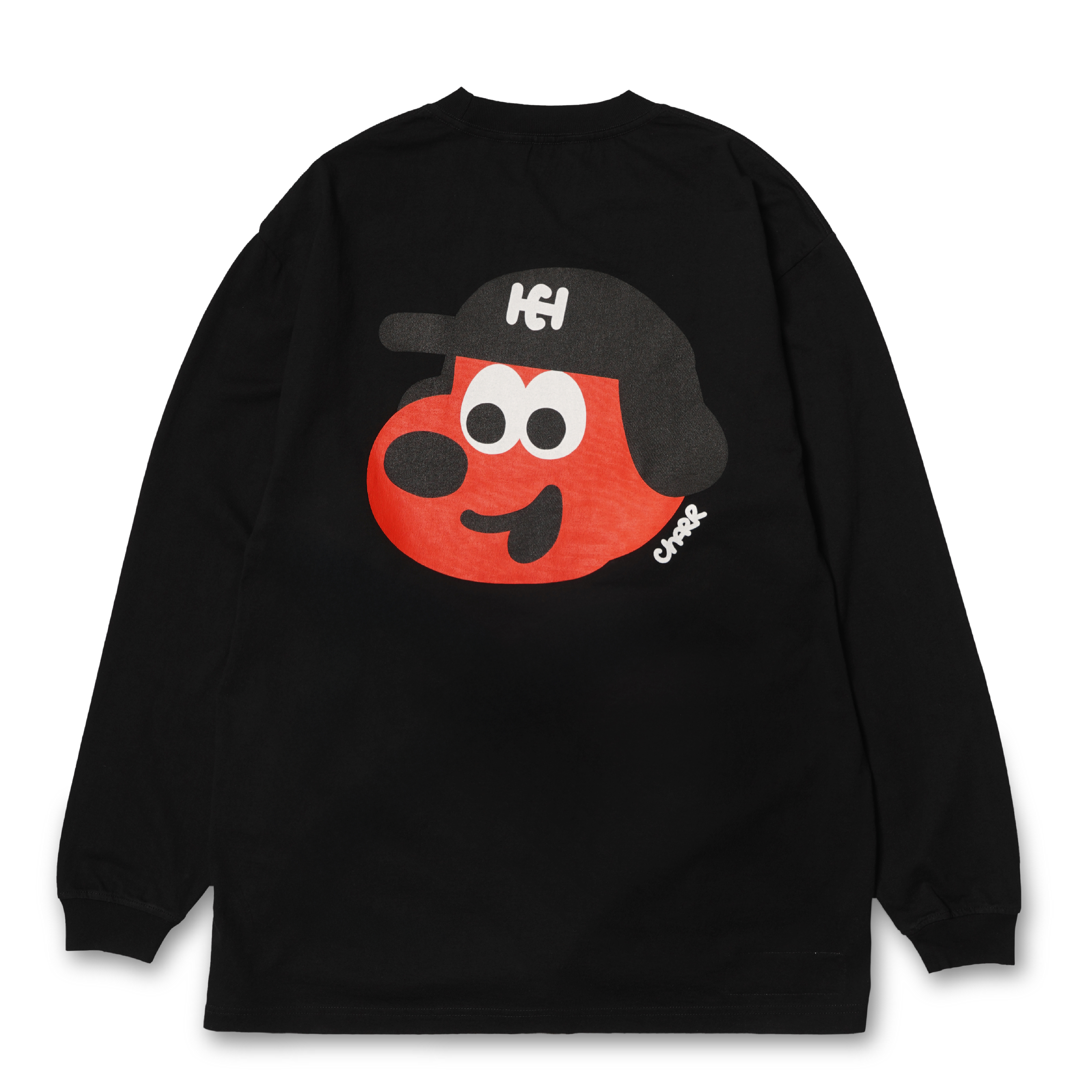 SLOOWDAY ONE-CHU L/S PRINT TEE SYLT002 BLACK