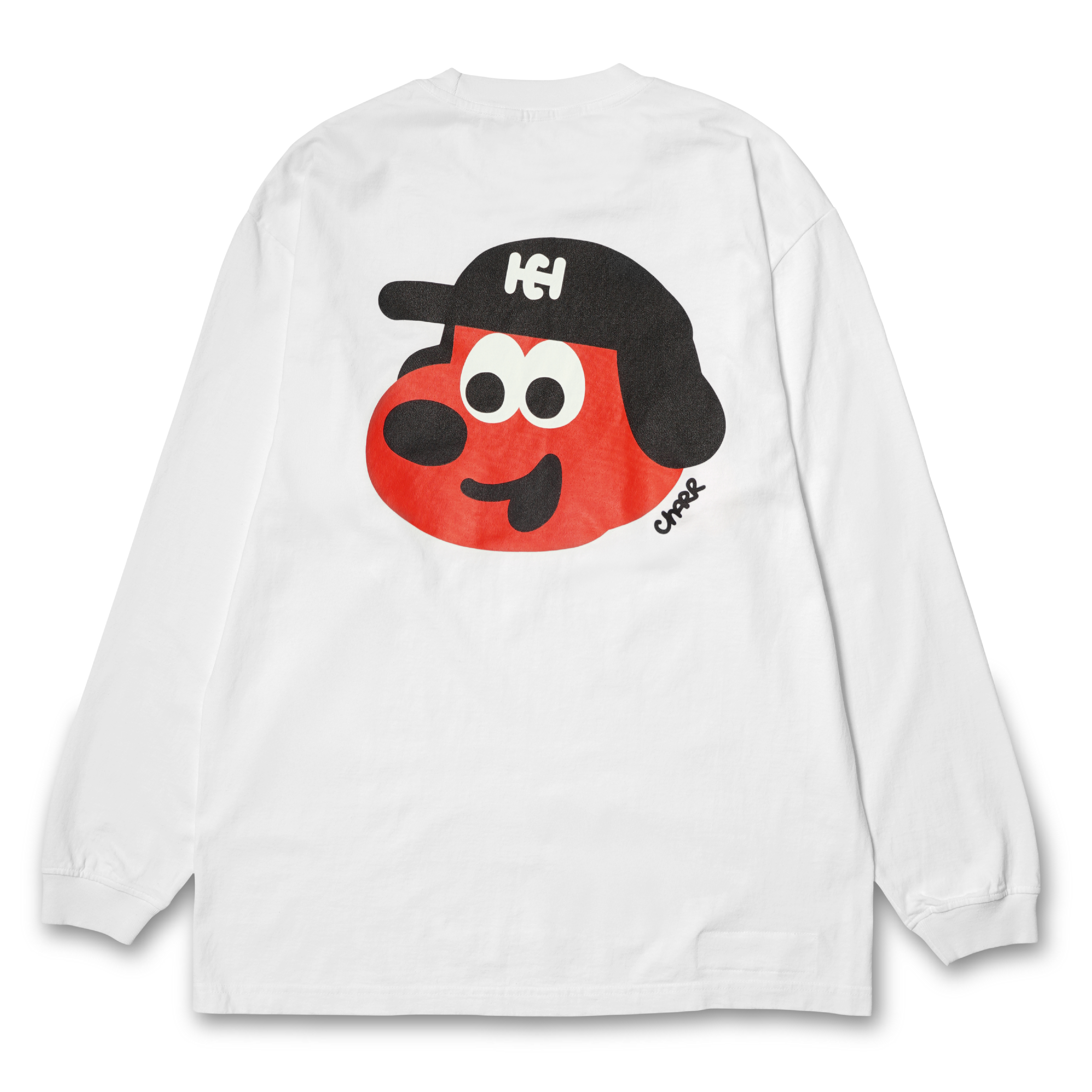 SLOOWDAY ONE-CHU L/S PRINT TEE SYLT001 WHITE
