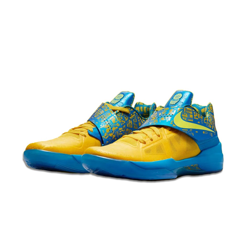 Nike KD 4 Scoring Title 籃球鞋 藍黃 得分王 三連霸 FZ5916-400