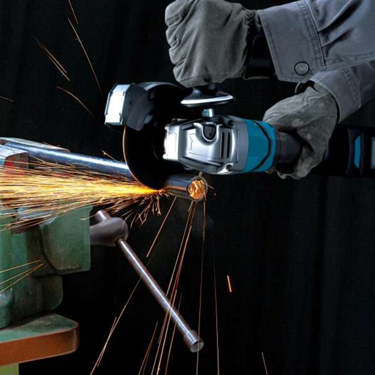 "MAKITA"牧田牌 充電式安全制角向磨光機 125mm(XLOCK)(鋰40V)(無碳刷)(淨機)-[GA050GZ]