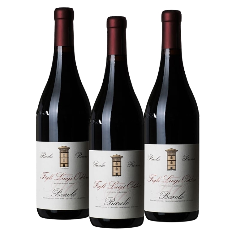 Luigi Oddero Barolo Rocche Rivera DOCG (3 Bottles set, 2011,12,13)