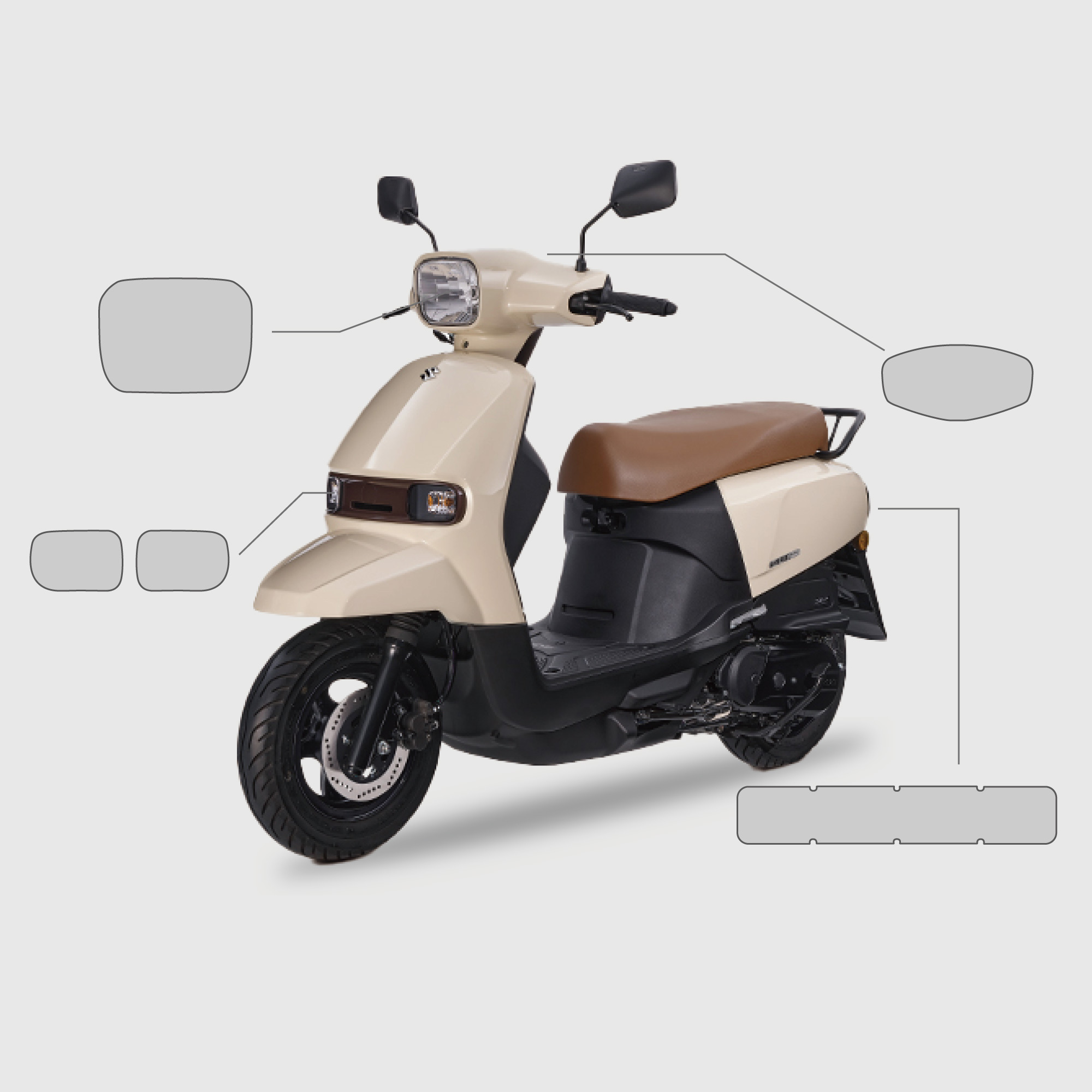 SUZUKI Sui 125｜3M頂級犀牛皮保護膜