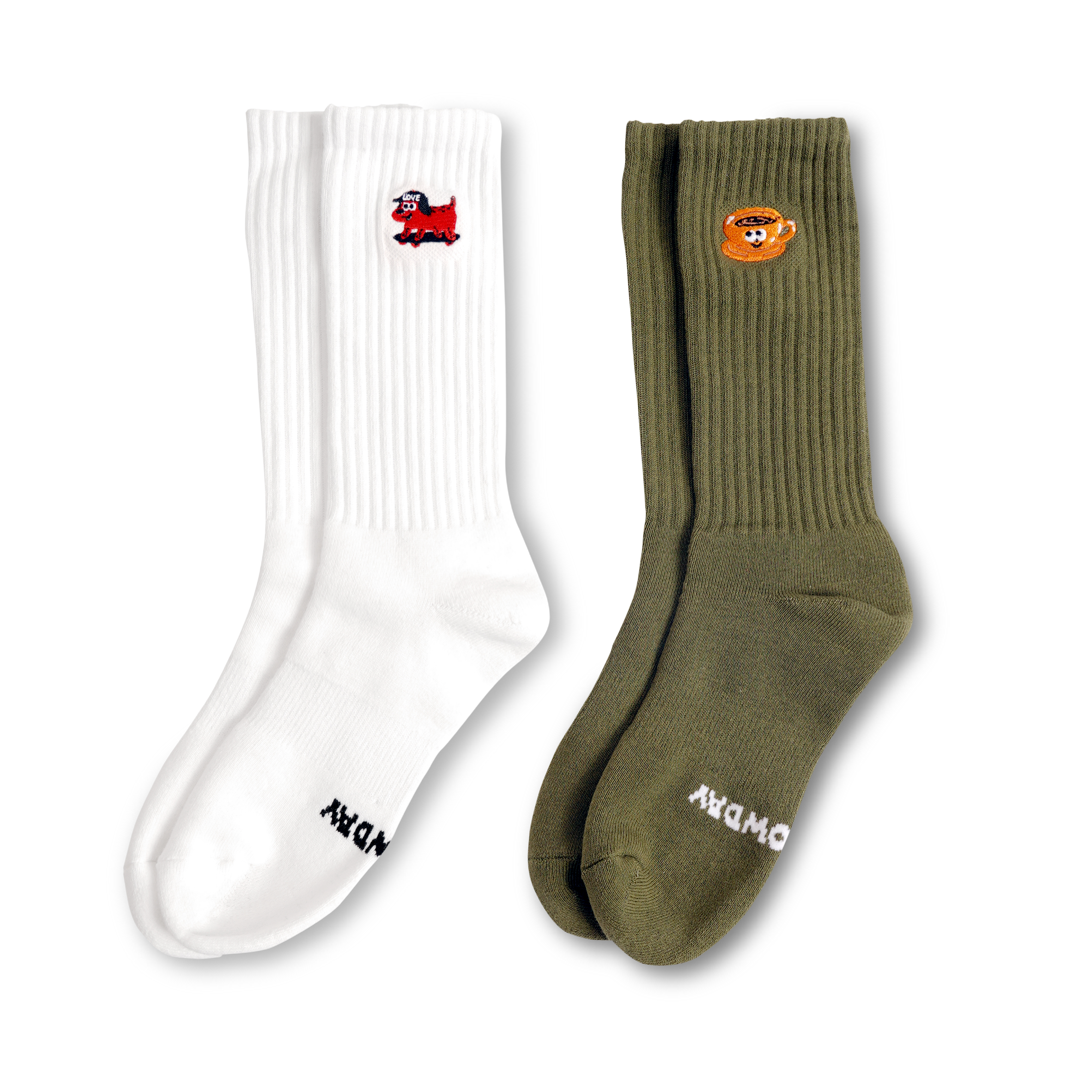 SLOOWDAY ONE-CHU SK8 + COFFEE SOCKS SET SYCS002