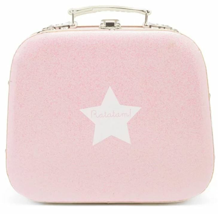 RATATAMKIDS 閃亮小手提箱 Glitter Suitcase – Pink
