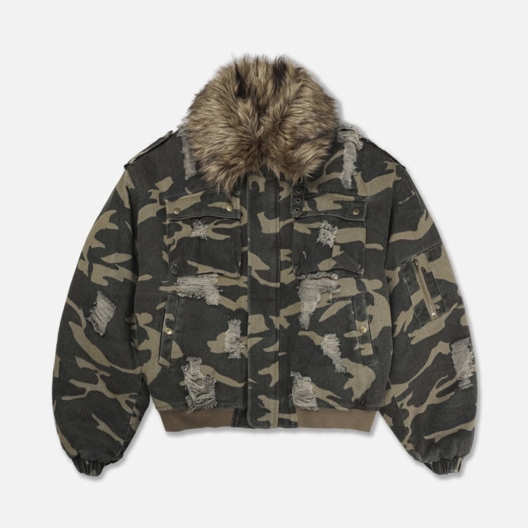 [GATELESS] RACCOON PUFFER JACKET