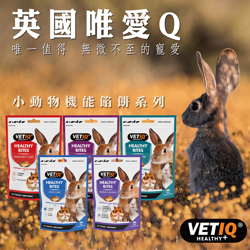 英國唯愛Q 小動物機能餡餅/天竺鼠/兔子餡餅30g