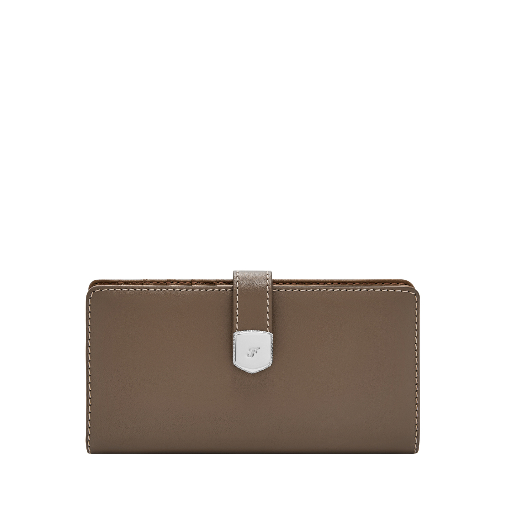 Lennox 真皮金釦中長夾 (多色可選)