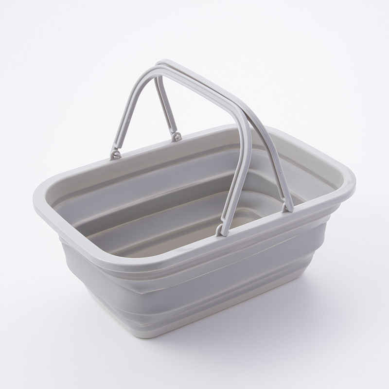 SP 折疊水桶/灰 9.35L