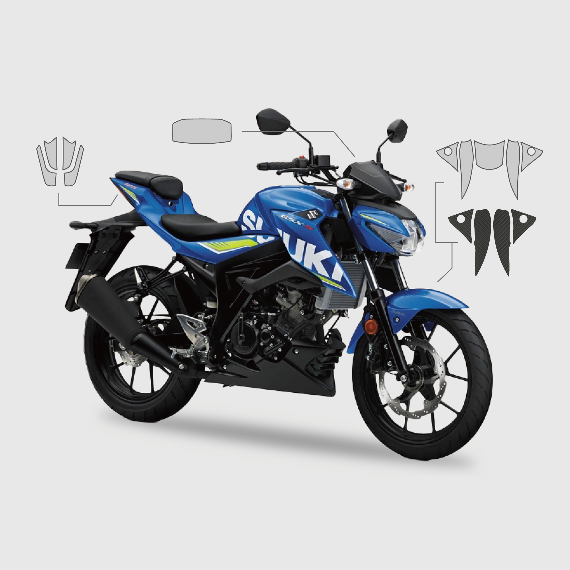 SUZUKI GSX-R150/S150｜3M頂級犀牛皮保護膜