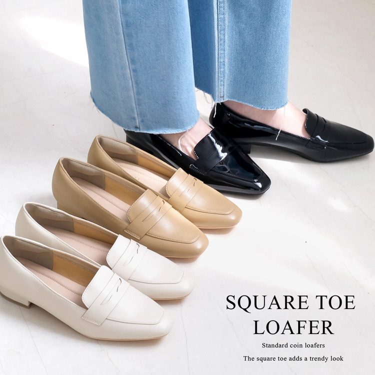 俐落知性 方頭硬幣樂福鞋【CX3420】