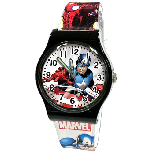 【Marvel漫威】美國隊長數位印花兒童錶 (2508)