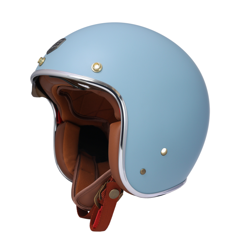 ASTONE SP7 冰河藍 素色  3/4罩式帽款