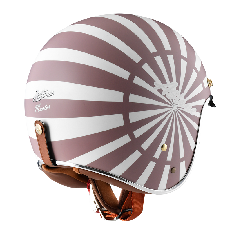 ASTONE SP7 AT46 平法粉 白 彩繪  3/4罩式帽款