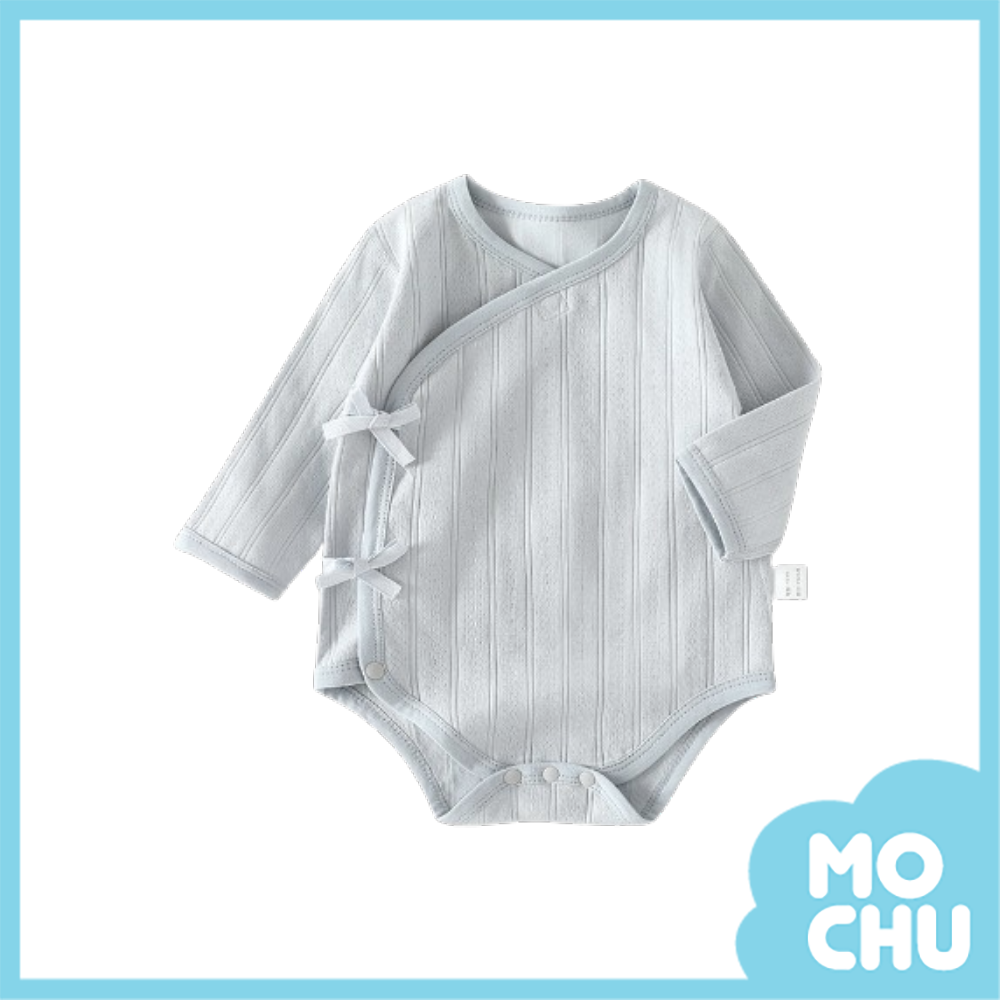 純棉壓條綁帶包屁衣(四色)