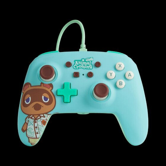 Powera Enhanced Wired Controller for Nintendo Switch - Animal Crossing: Tom Nook