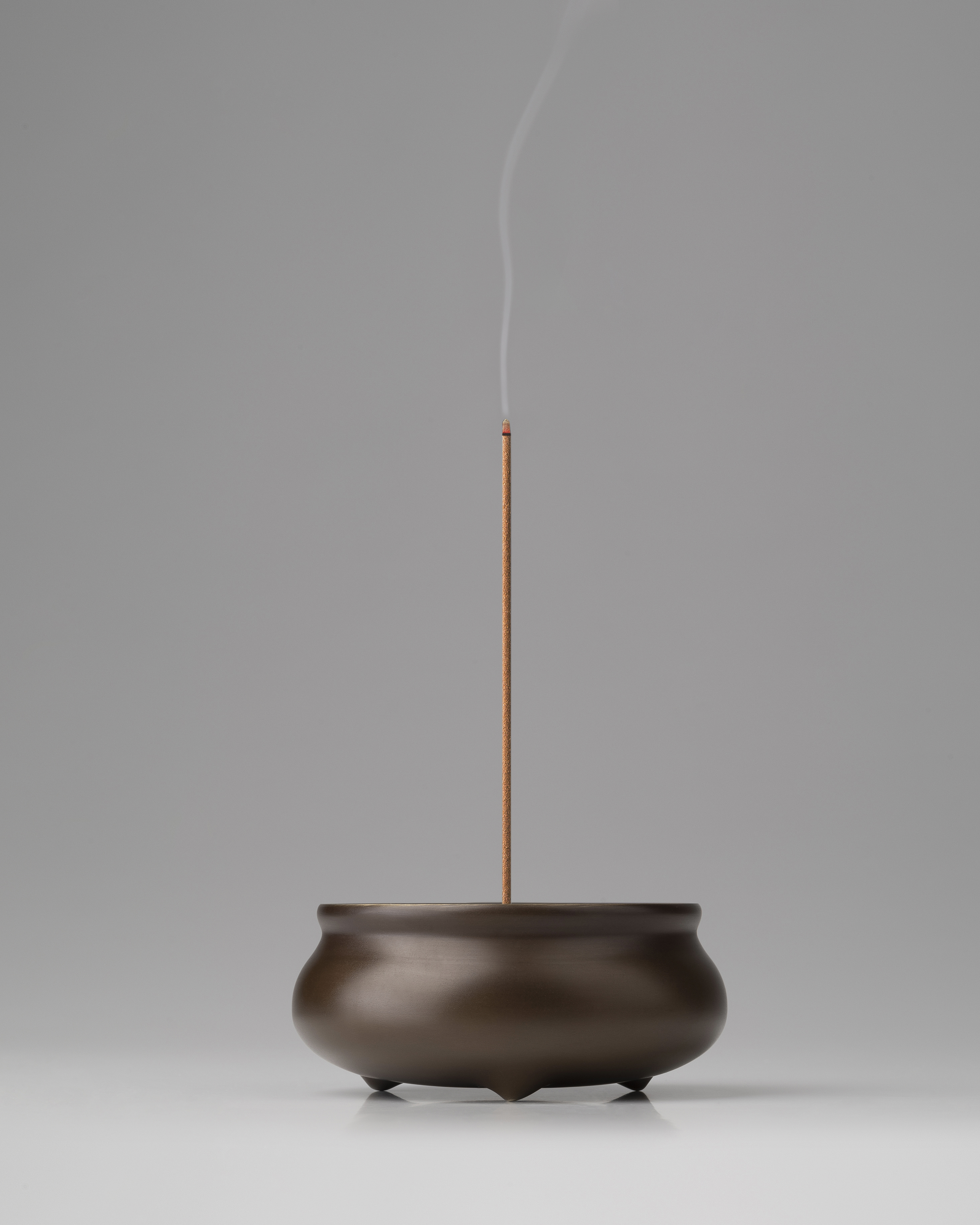 三角圓香爐｜銅作工藝品