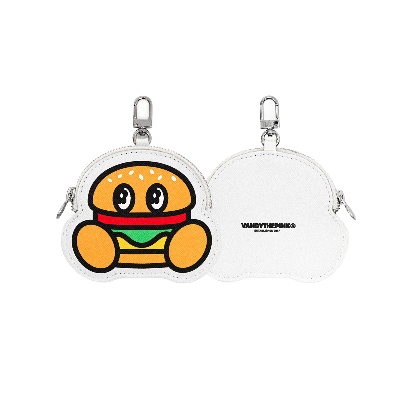 VANDYTHEPINK® BUGGY POUCH KEYCHAIN 漢堡 零錢包 鑰匙圈【VD7061-115】