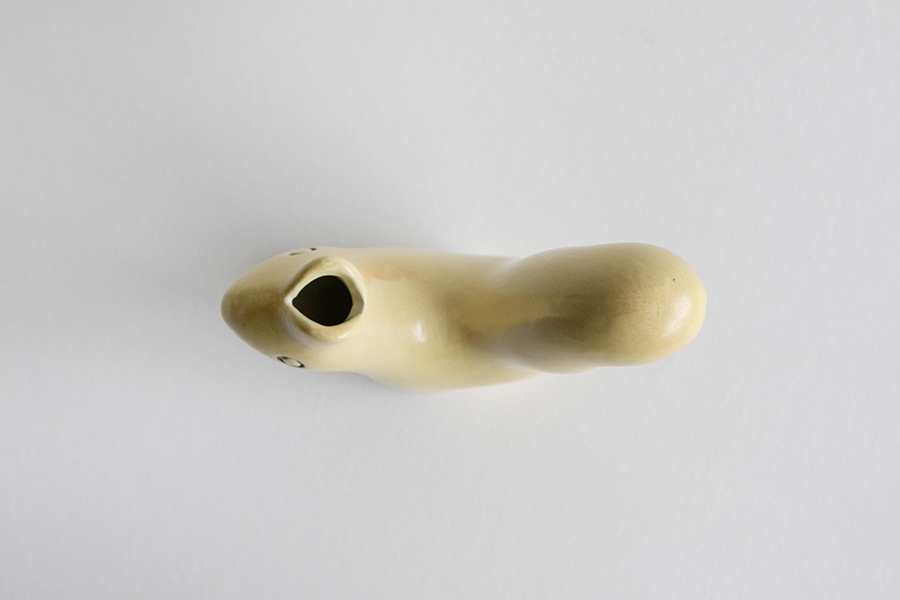 鹿兒島睦週邊-En Liten Van（小小的朋友）花器・Squirrel（松鼠）黃