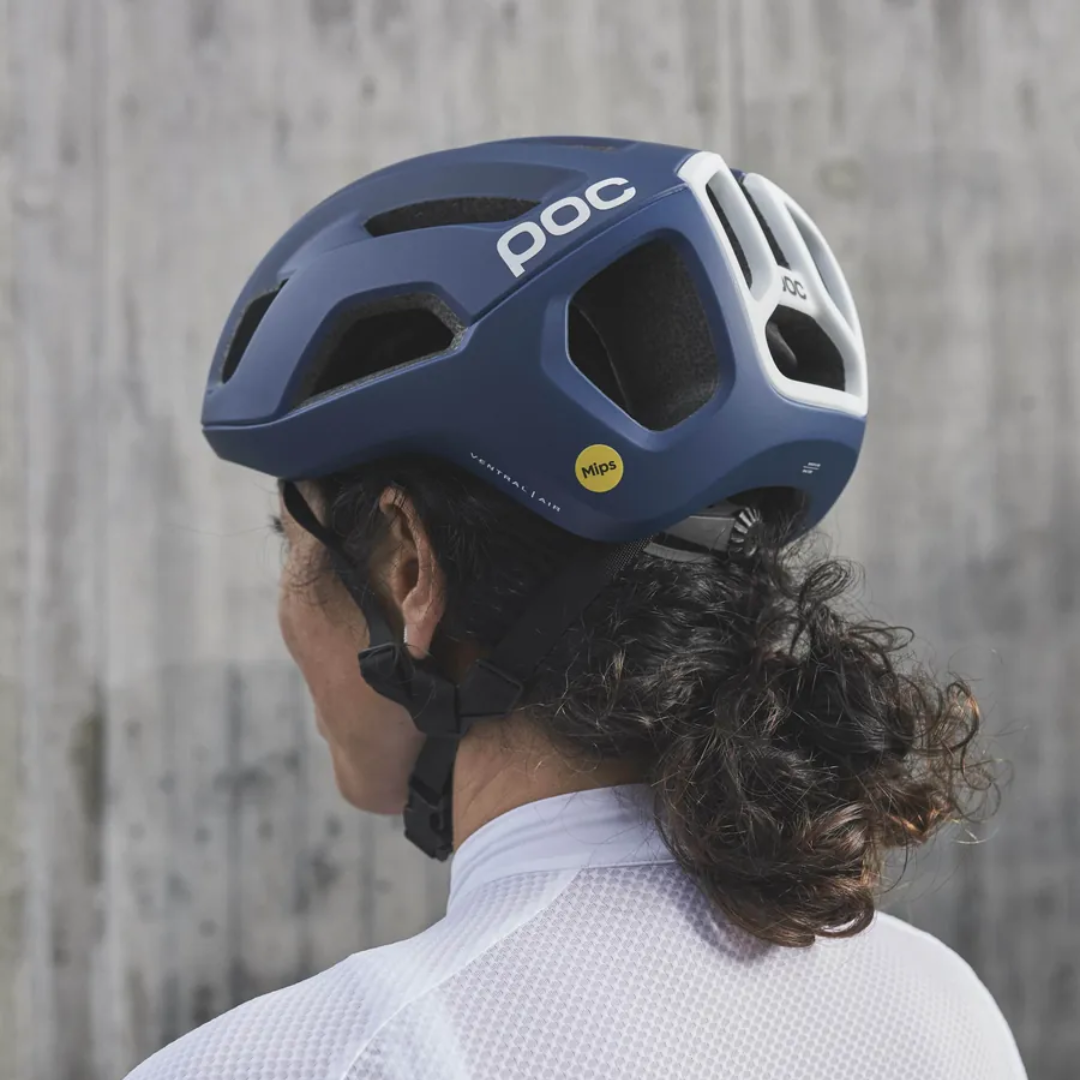 【POC】Ventral Air MIPS WF 寬版公路車安全帽 / 消光藍