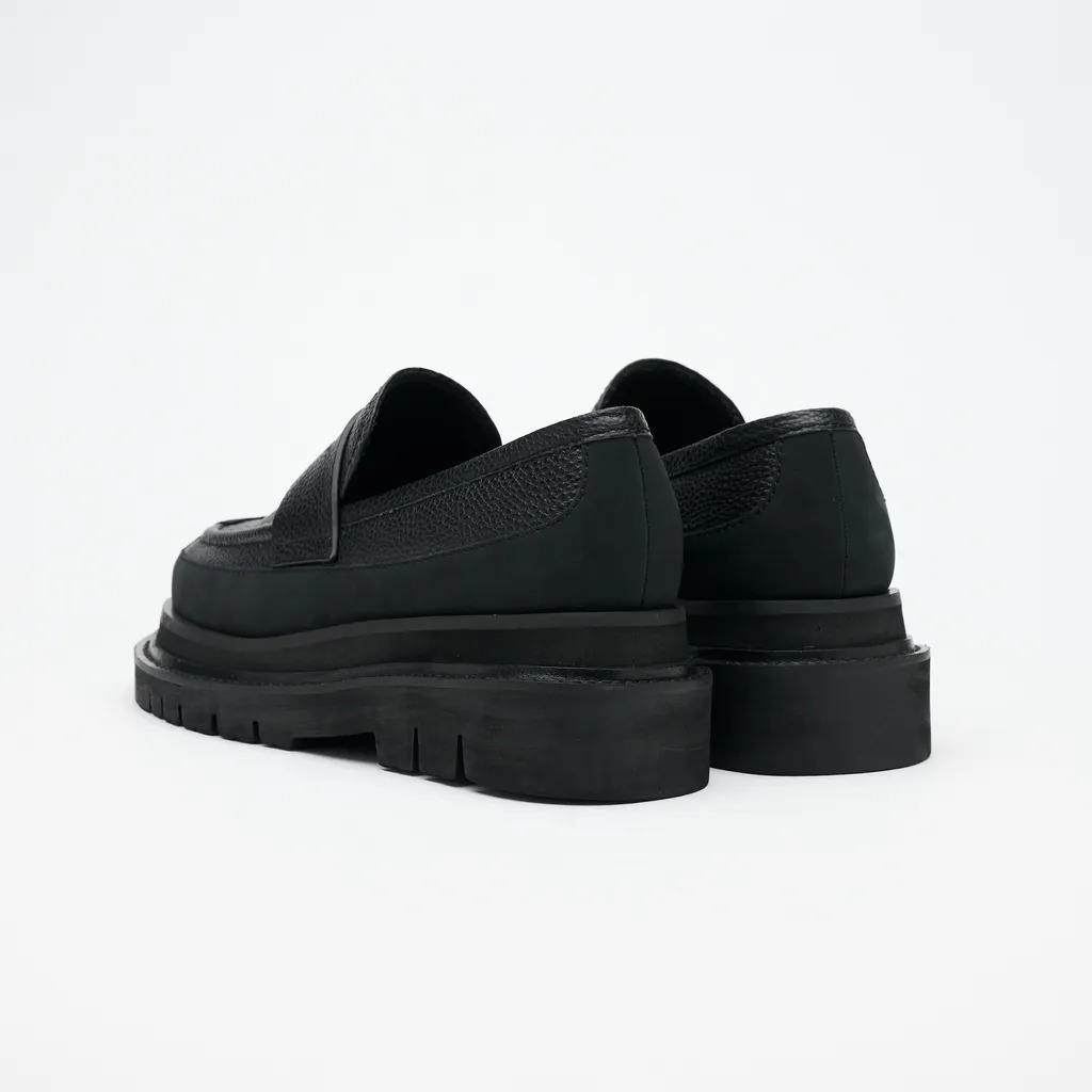 VATIC 63mm樂福鞋(荔枝皮革款)