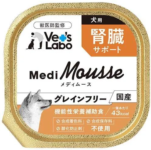 Vet's Labo - MediMousse 腎臟配方 功能性營養補充餐(犬用) 95g*24盒