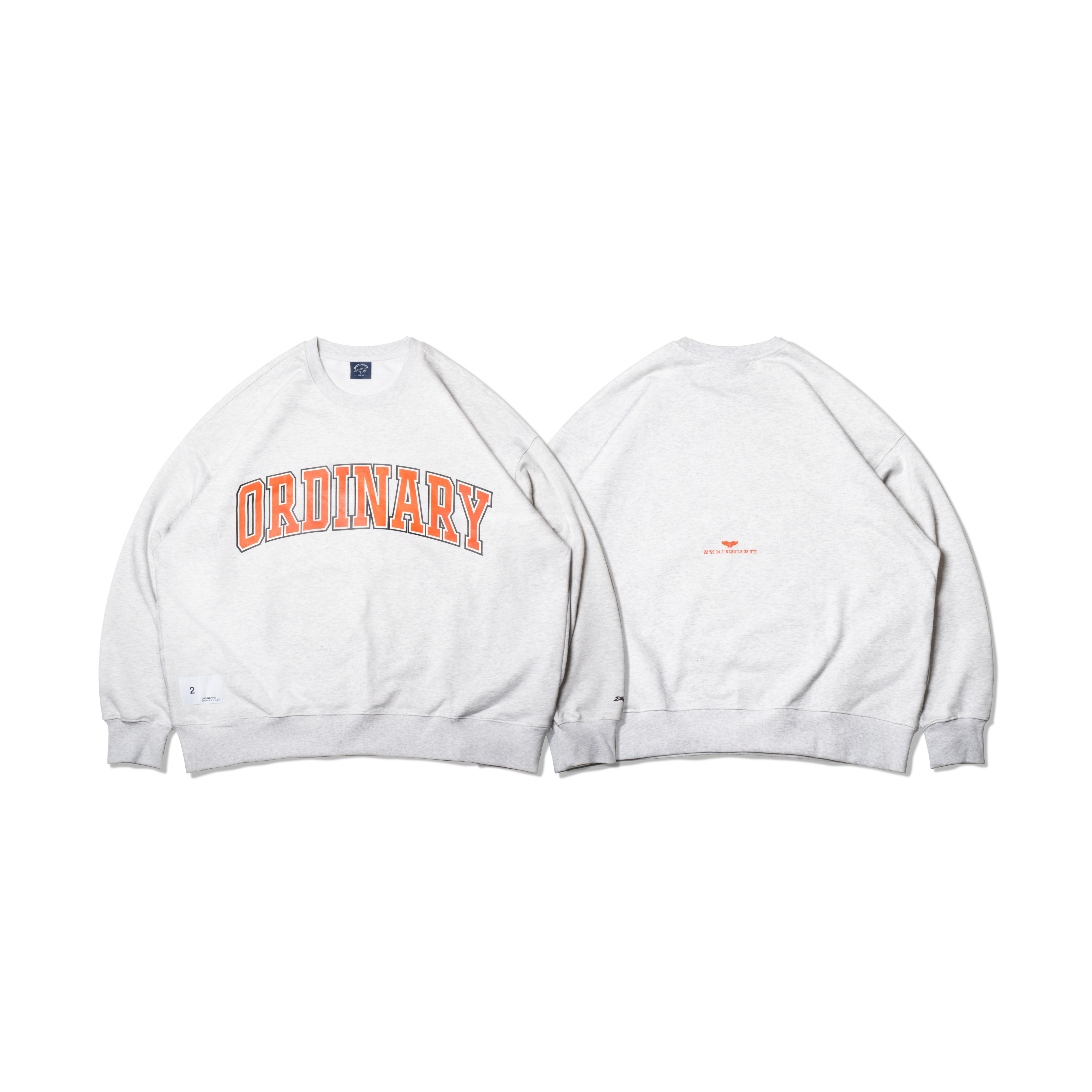 ORDINARY 經典復古LOGO大學TEE