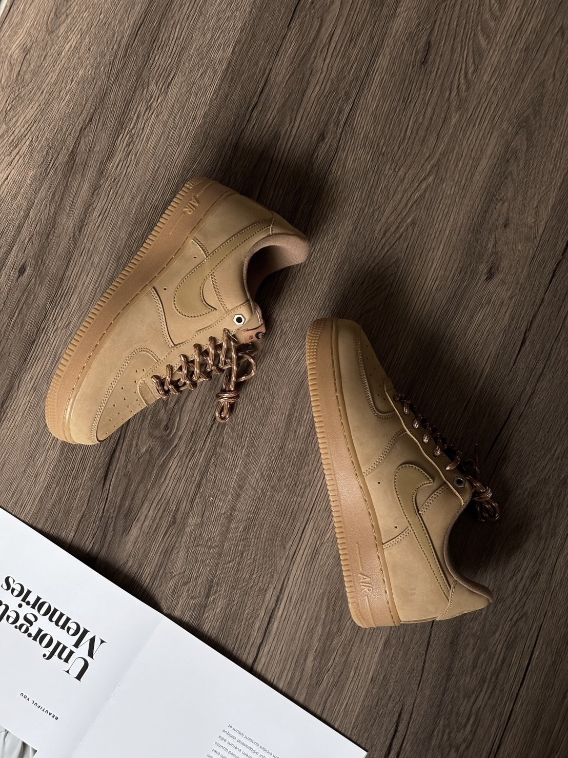 <快速出貨> Nike Air Force  1 07 小麥焦糖 女鞋