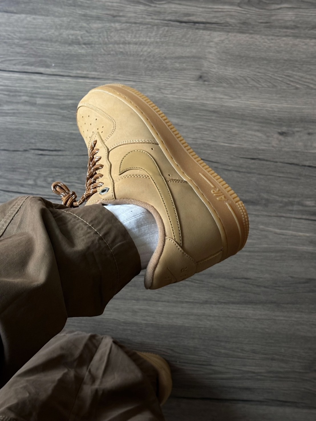 <快速出貨> Nike Air Force 1 Low "Wheat Flax" 小麥焦糖 男鞋
