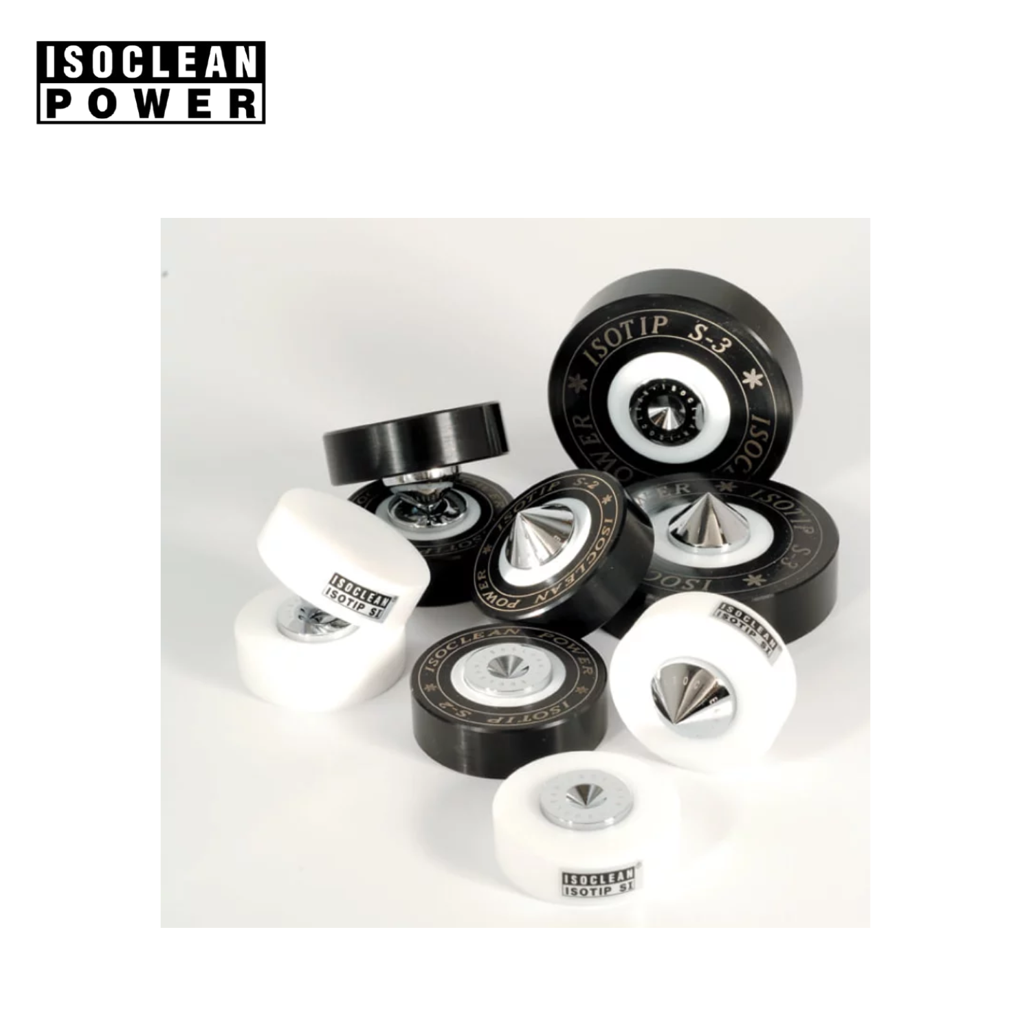 ISOCLEAN POWER 調震釘腳座 ISOTIP S1 / S2 / S3 (每套3公+3乸)