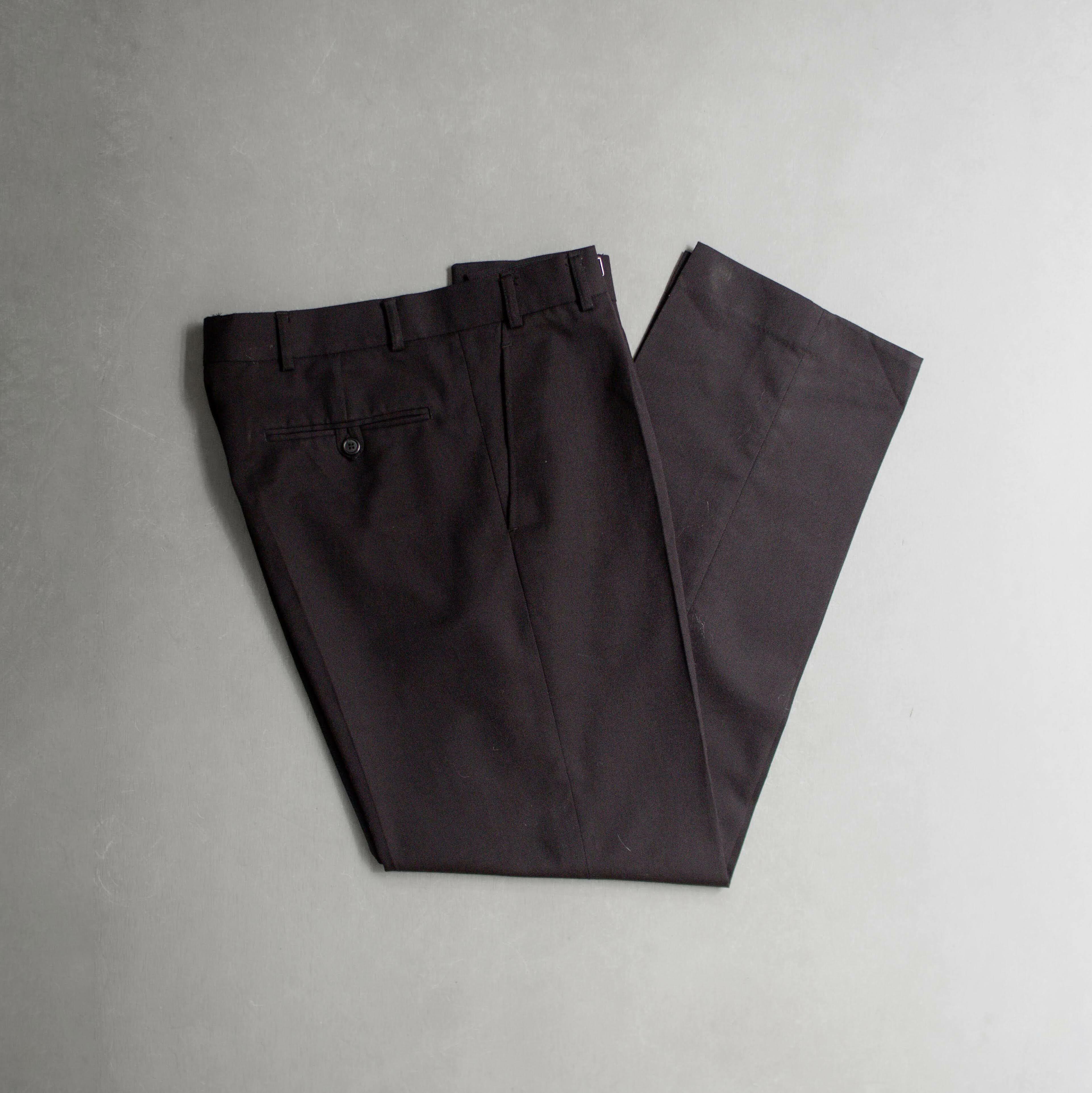 BRITISH ARMY DRESS TROUSERS 英軍 黑色 羊毛 長褲 西裝褲