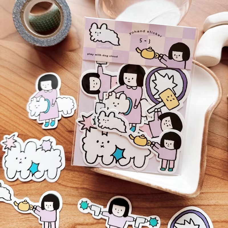 右手超人｜中貼紙｜5-3｜搗蛋