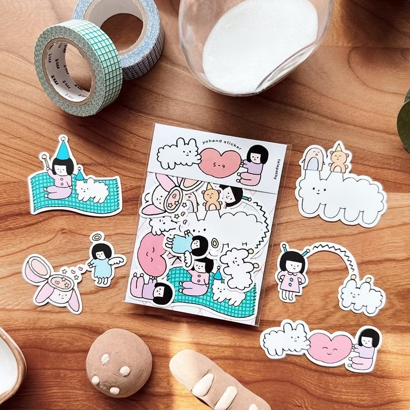 右手超人｜中貼紙｜5-4｜心電感應