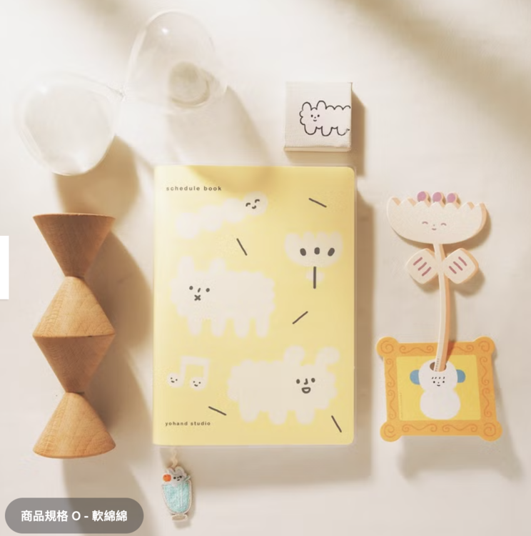 右手超人｜超淺色格子本｜大｜軟綿綿