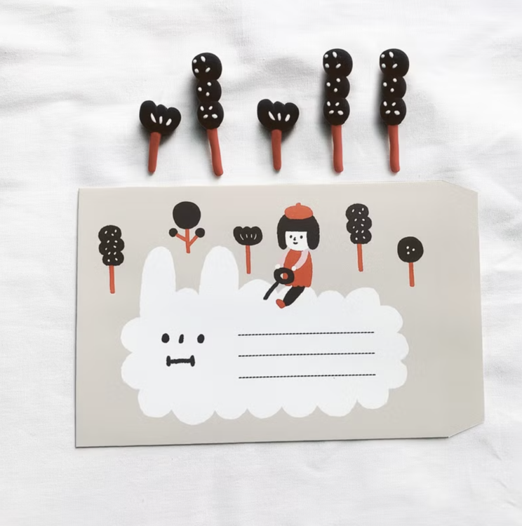 右手超人｜中包裝紙袋｜狗狗雲和右手超人｜10入