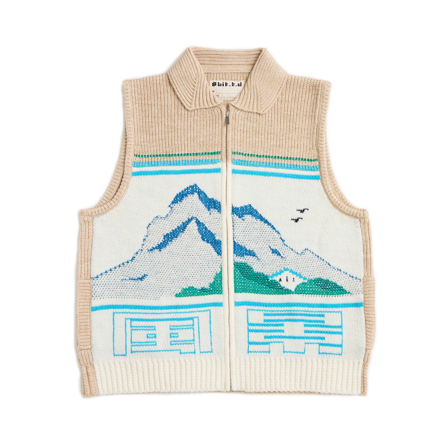 [SAU and Healthy] "Scenery" Collar Zip Vest