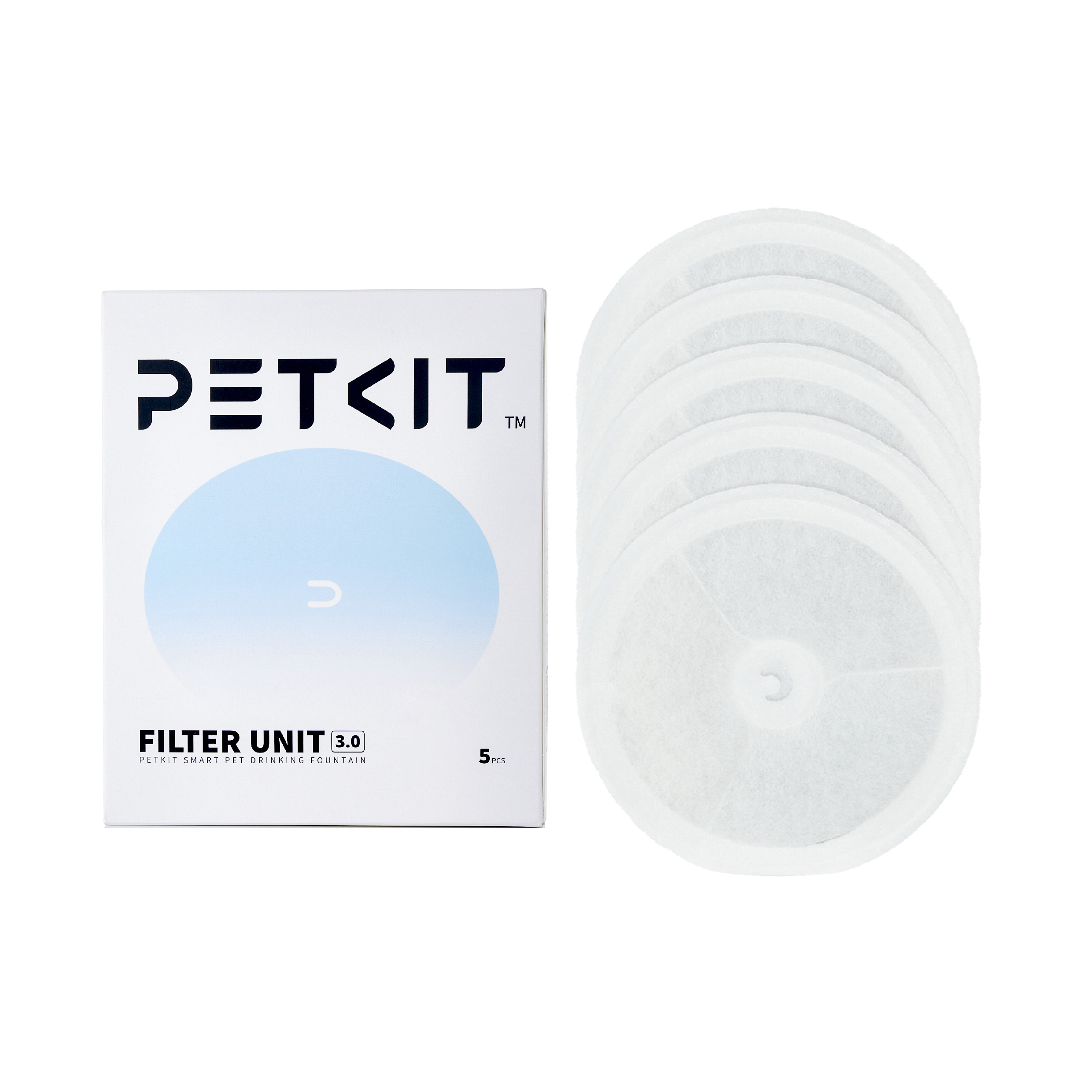 (香港正貨) Petkit Eversweet 三重濾芯3.0替換裝 5片 (適用於所有Petkit 水機)