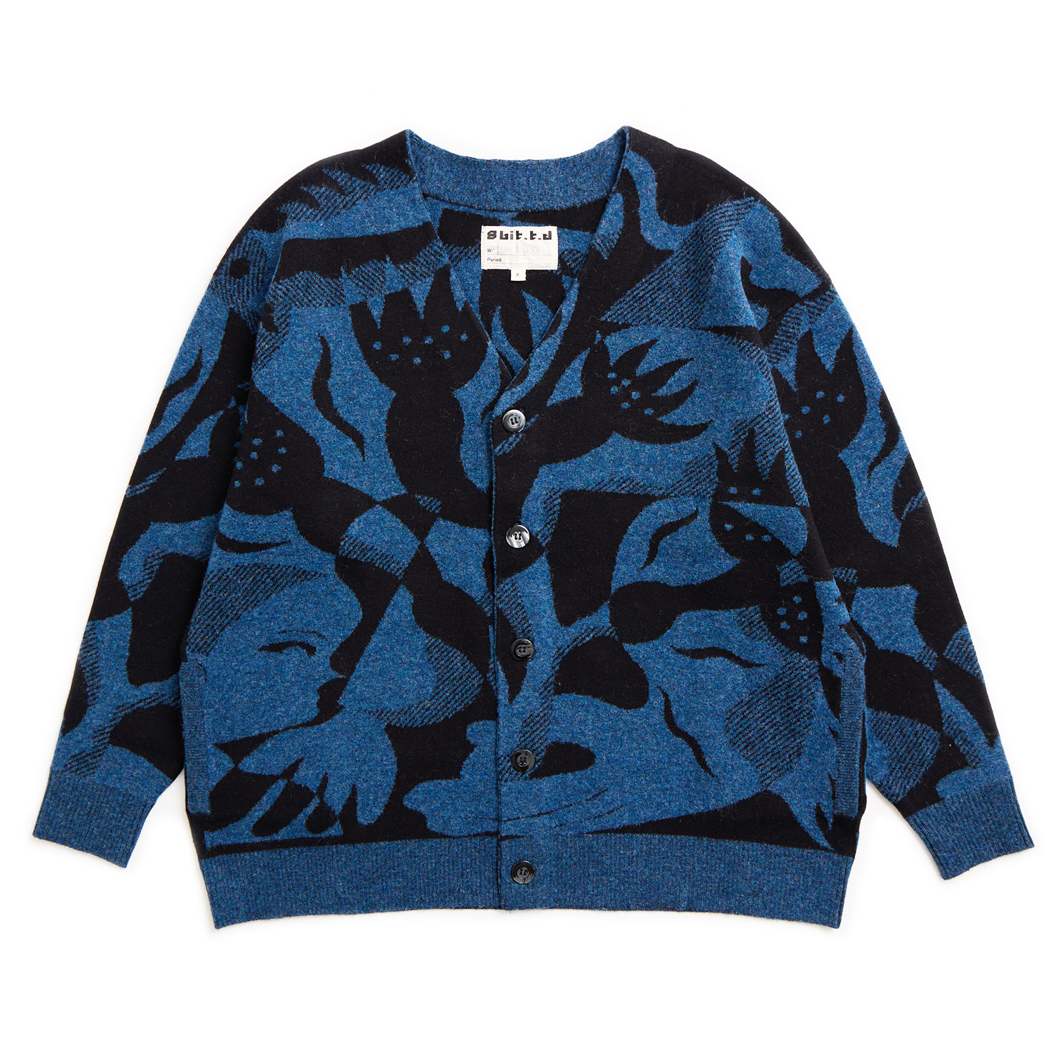 [YUSUKE NAGAOKA] NEZHA Cardigan Blue/Black