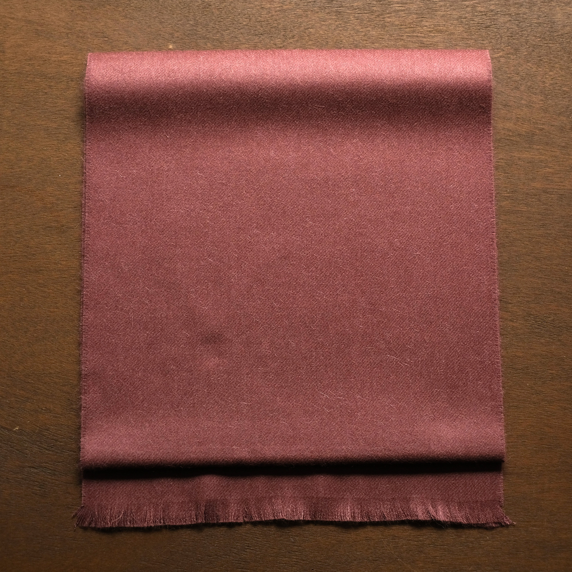 安地斯羊駝圍巾｜雀紅｜秘魯