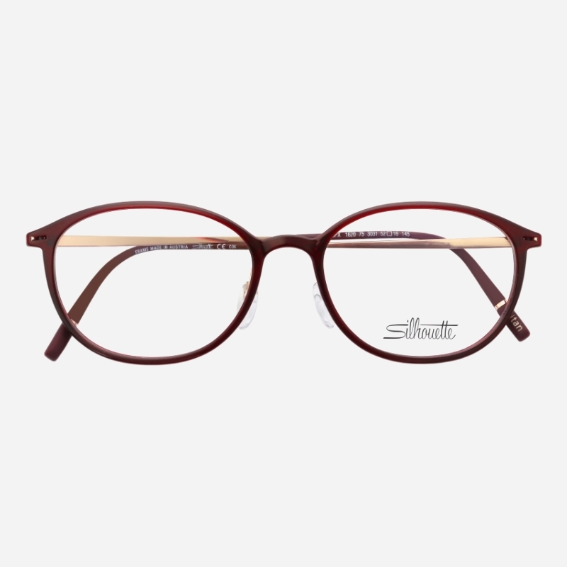 Silhouette 詩樂羽量級超輕眼鏡時尚潮流純鈦商務全框女士近視