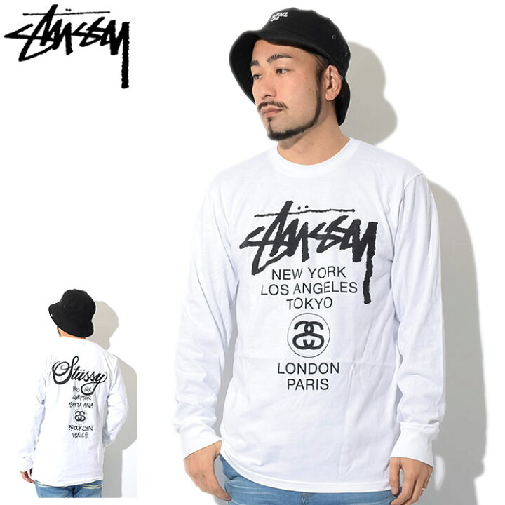 STUSSY WORLD TOUR TEE LS 薄長袖 世界巡迴 長T 三色 現貨 1993536 1993830