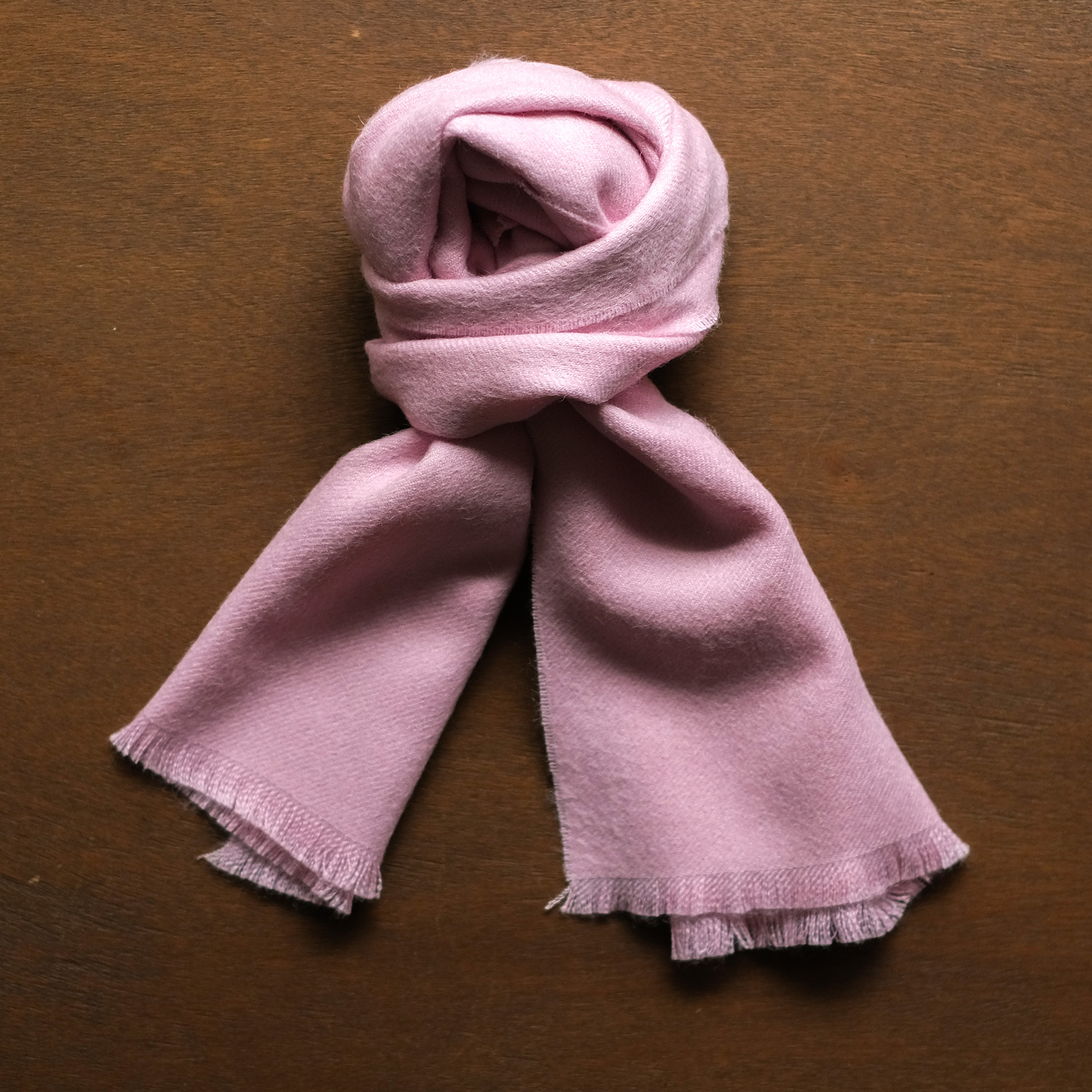 安地斯羊駝圍巾｜粉紅｜秘魯